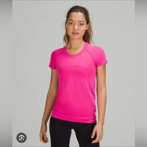 Sonic pink swiftly tech shirt